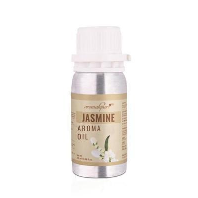 Aromahpure Jasmine Aroma Oil | 100ml Undiluted & Natural | Long-Lasting Scent for Aromatherapy, Candle & Soap Making, Diffusers