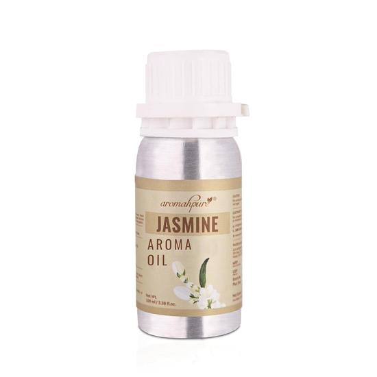 

Aromahpure Jasmine Aroma Oil | 100ml Undiluted & Natural | Long-Lasting Scent for Aromatherapy, Candle & Soap Making, Diffusers 100ML