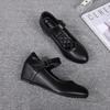 Nurse Soft Sole White Wedge Mary Jane Loafers - Comfortable Spring Shoes for Women