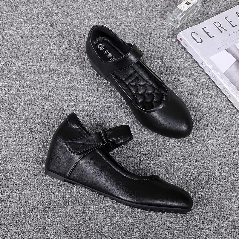 Nurse Soft Sole White Wedge Mary Jane Loafers - Comfortable Spring Shoes for Women