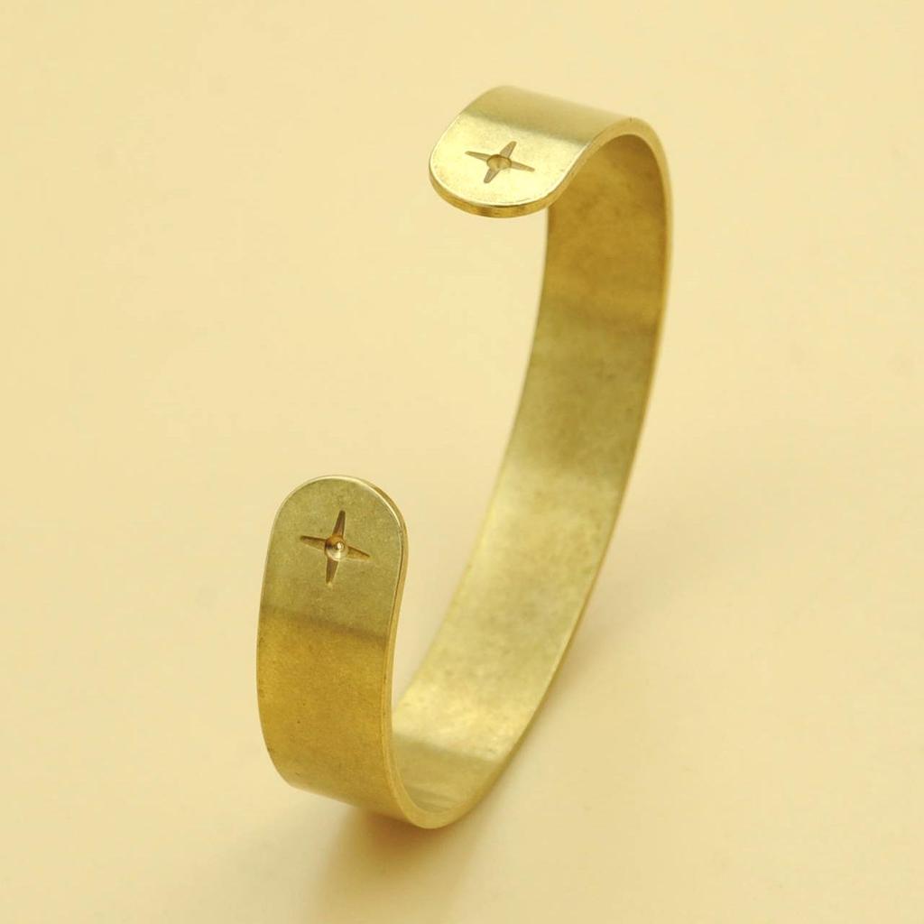 Cross-border Metal Engraving Star Diamond Bracelet: Couple's Love Letter Engagement Jewelry