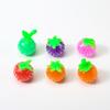 Fruit Shaped Bead Filled Stress Relief Toy Squeeze Sensory Toy for Hand Exercise and Relaxation Random Style Provided