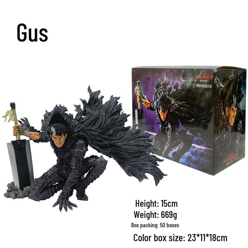 Berserk Guts Battle-Damaged Demon Figure Statue