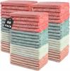 Microfiber Cloths 25x25 Cm Set of 60 Mixed Colors