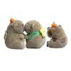 Animals Capybara Plush Keychain Stuffed Doll Capybara Plush Key Chain  Backpack Decoration