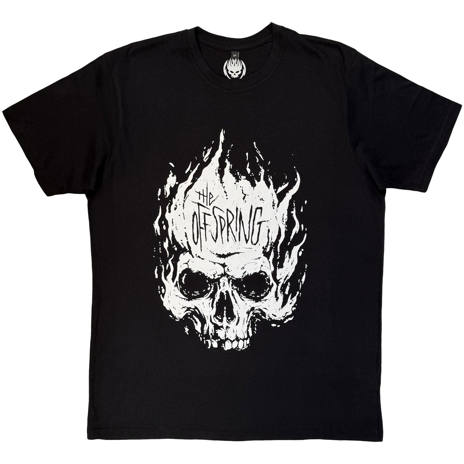 The Offspring Premium Carbon TShirt Skull Black OFFICIAL NEW S