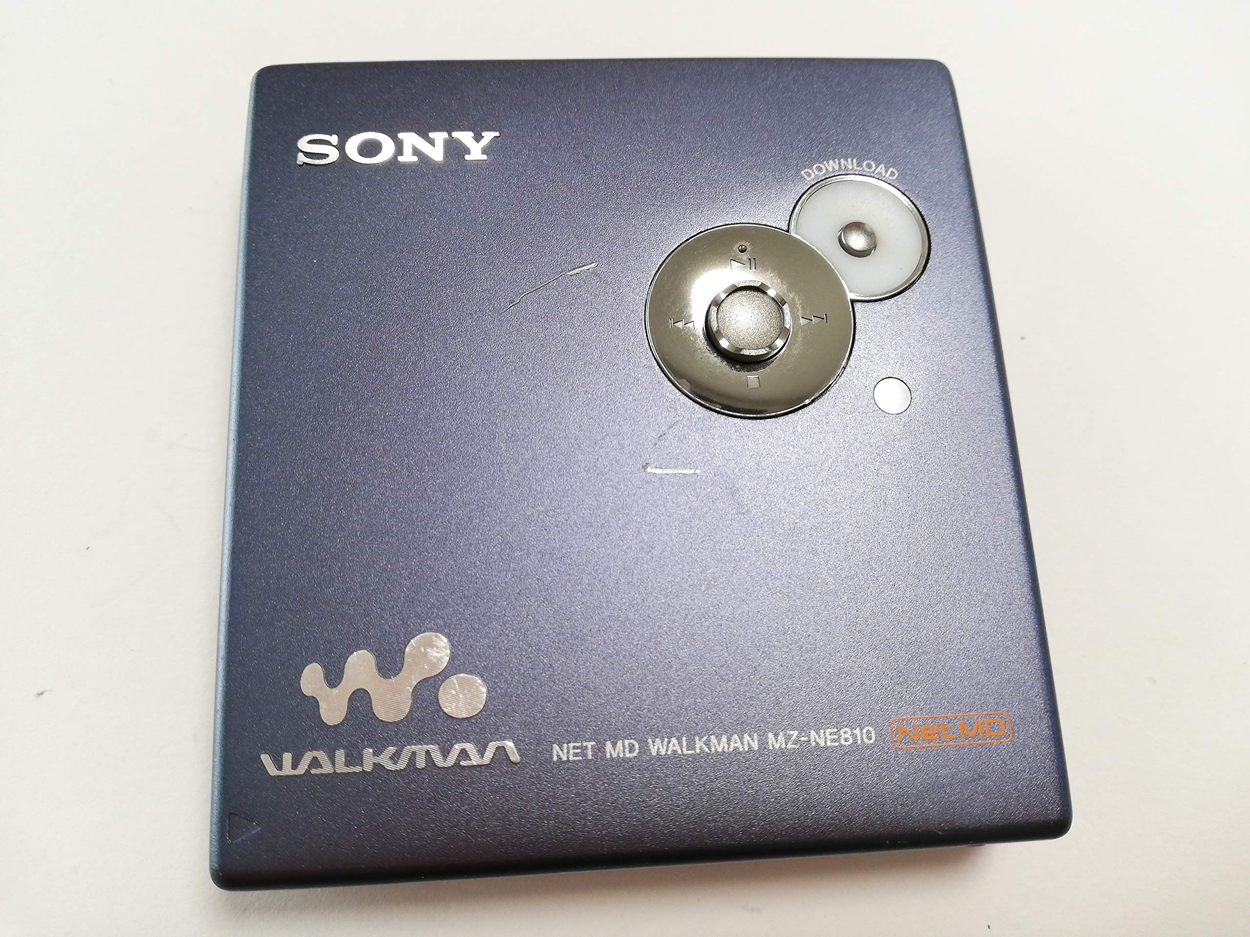 

SONY MZ-NE810-L Blue Net MD-compatible Portable MD Walkman with MDLP support (MD player only/MD Walkman)