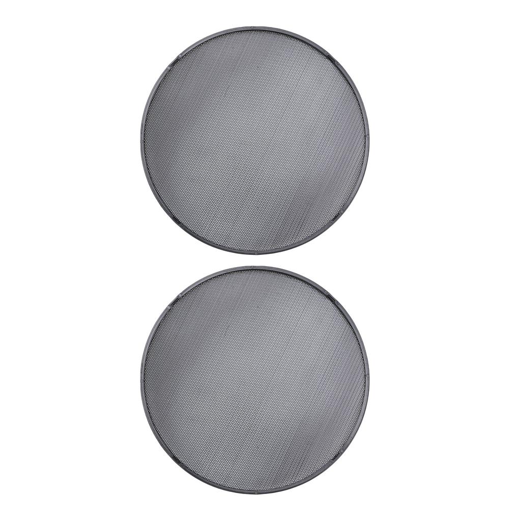 2PCS Round Speaker Grill Covers Car Speaker Subwoofer Guard Protector DIY Speaker Accessories Outer Diameter 220mm