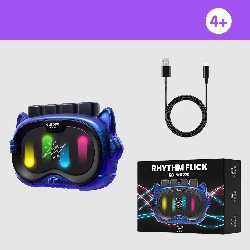 

Portable Kids Rhythm Game Console Finger Exercise Pocket Handheld Player for Age 5-10 Stress Relief Birthday Gift for Boys Girls