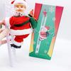 Chimney Santa Claus Climbing Ladder Climb Rop Santa Plush Toy Climbing Santa Claus Doll  Party