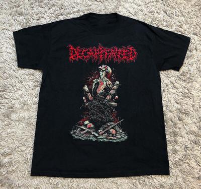 Decapitated Nihility Tour 2025 Short Sleeve Black All Size Gift Fan Shirt OM723 Unisex T-Shirt