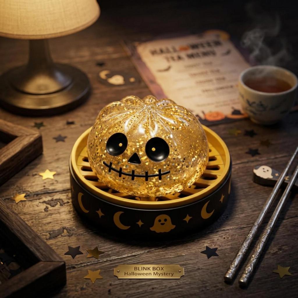 5 Pieces Ghost Dumpling Squishy Spooky-Cute Desk Toy Satisfying for Party Favors