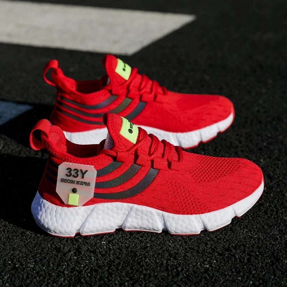 Men's Fashion Tennis Sneakers Shoes Lightweight High Quality Brand Women's Comfortable Mesh Vulcanized Shoes Zapatillas Hombre