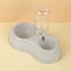 Macaron Color Double Pet Bowl For Cats Anti Slip Auto Water Feeder