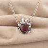 Natural Rhodolite Gemstone 925 Sterling Silver Partywear Pendant 0.5" Special Gift For Your Love CP-43-16