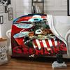 1 Stück Gremlins Decke Leichte Flanelldecke für Sofa, Bett, Reisen, Camping, Wohnzimmer, Büro, Couch, Stuhl und Bett