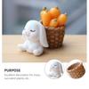 7 Stück Hasen Miniatur Dekoartikel Set für Einzigartiges Geschenk, Zuhause, Wohnzimmer, Büro, Restaurantdeko, Ausstellungsstück, Perfekte Valentinstagsdekoartikel