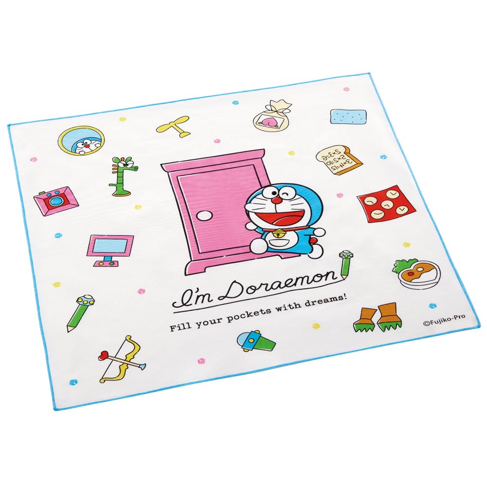 Skater Lunch Doraemon Line 43 X 43 Made In Cloth, Design, Sanrio, Cm, Japan, KB4-A