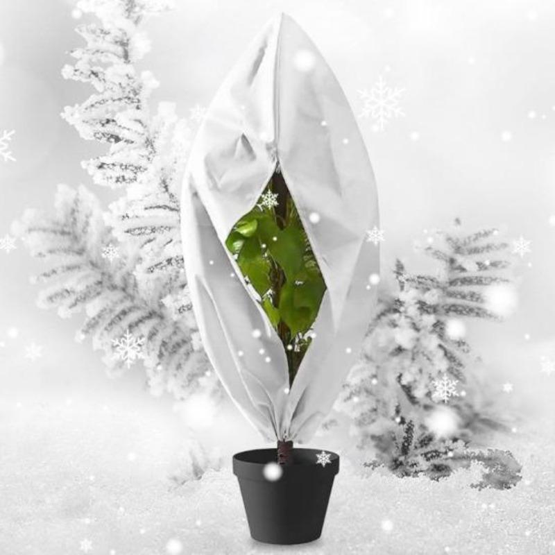 Plant Koudebestendige Hoes Winterbescherming Vorstdeken met Verstelbaar Trekkoord