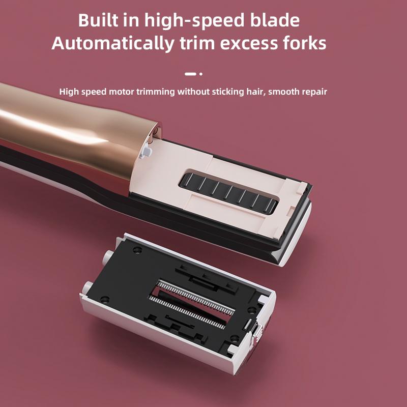 Haarspitzen Trimmer Spliss Entferner Trocken Geschädigt Brüchig Professionell Automatisch Trimmt Spliss für Frauen Kabellose Haarschneidemaschine