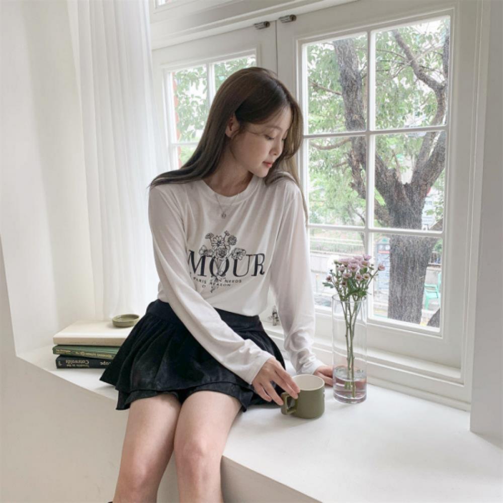 New Arrivals Open Run Women Lovely Flowing Back Banding Ruffle Mini Skirt