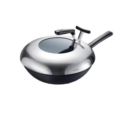 Non-Coated Forged Iron Wok