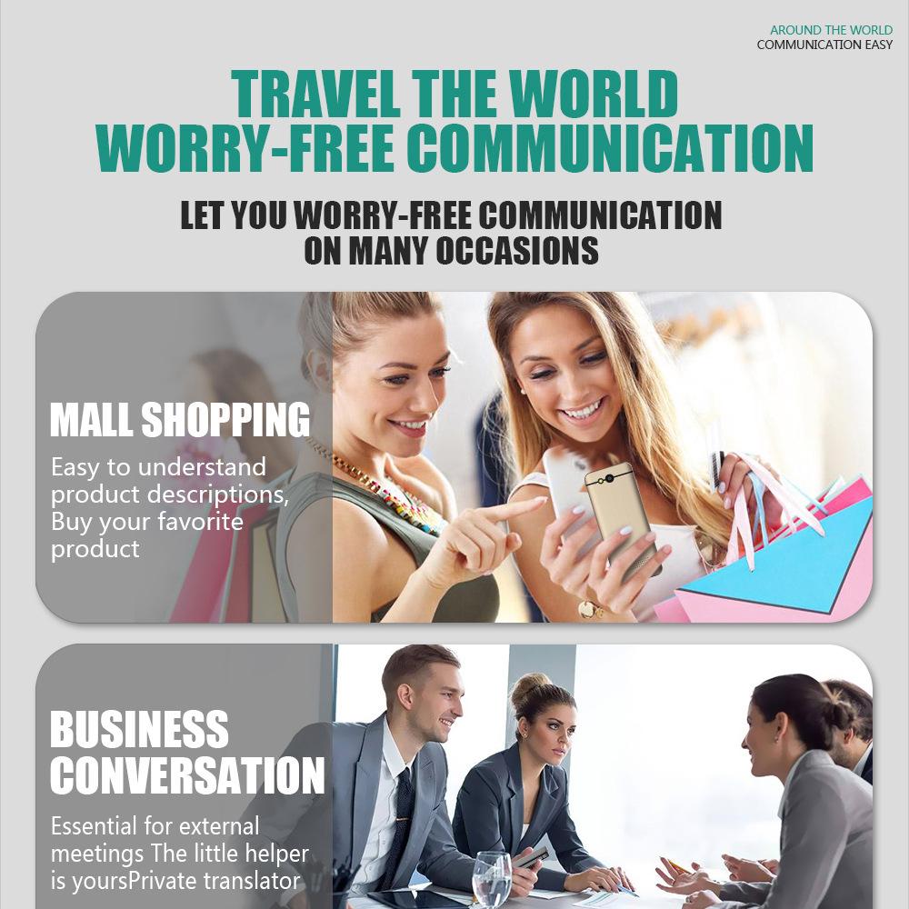 M9 Intelligent Voice Translator, Speaking Practice WIFI Translator, Photo Translation, Recording Translation, Dialogue Translation Machine