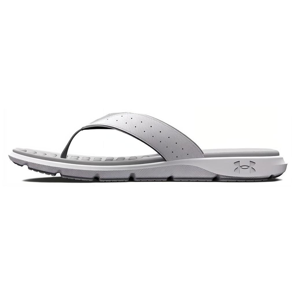 Under Armour Ignite EVA Flip Flops Men's White Gray 3026026-100