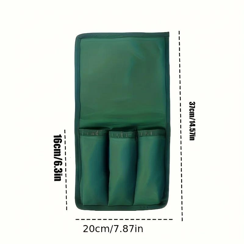 Garden Kneeling Pad with 3 Storage Pockets & Sturdy Frame, Heavy Duty Non-Slip Washable Kneeler for Lawn & Planting