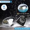 LED License Plate Light Lamp Assembly Chrome Housing Compatible With 1999-2013 Chevy Silverado GMC Sierra Suburban Avalanche Tahoe Yukon 6000K White,