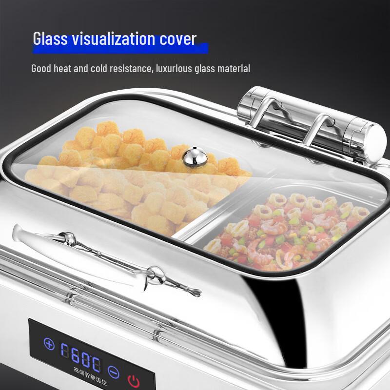 Enlitic Electric Stainless Steel Buffet Food Warmer