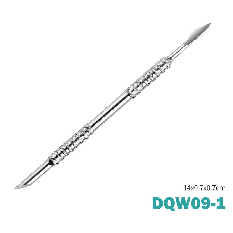 Professional Stainless Steel Nail Cuticle Pusher Heavy Duty Gel Remover Scraper Manicure Equipment