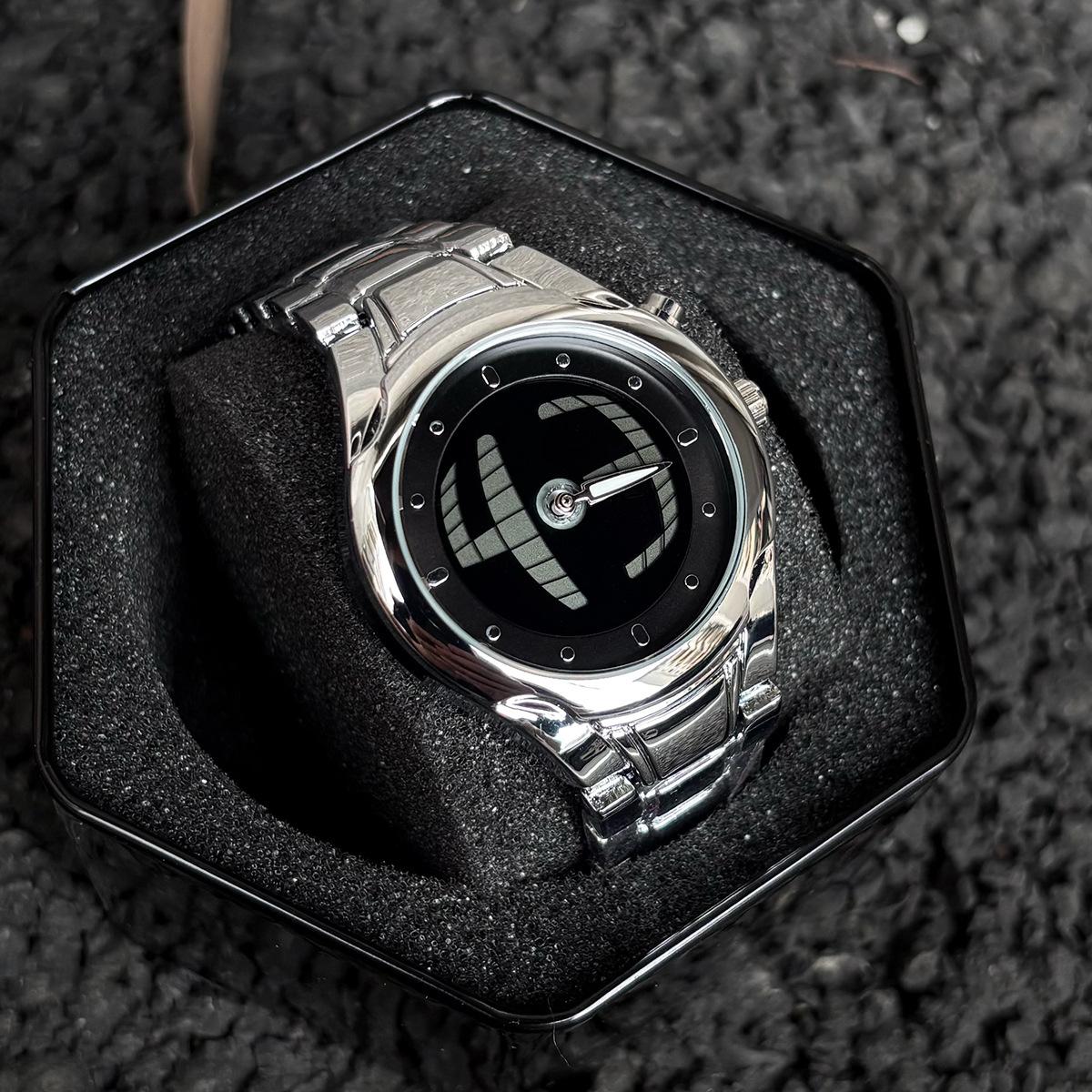 Retro Y2K Blobject Uhr—Ein Einzigartiges, Personalisiertes Design, eine Retro-Uhr für Damen und Herren, und das Perfekte Weihnachtsgeschenk BLACK black
