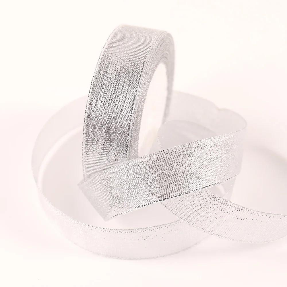 25yards 20mm Colorful Onion Glitter Ribbon for Gift Packaging Webbing Christmas Wedding Decoration Supplies Handmade Ribbons