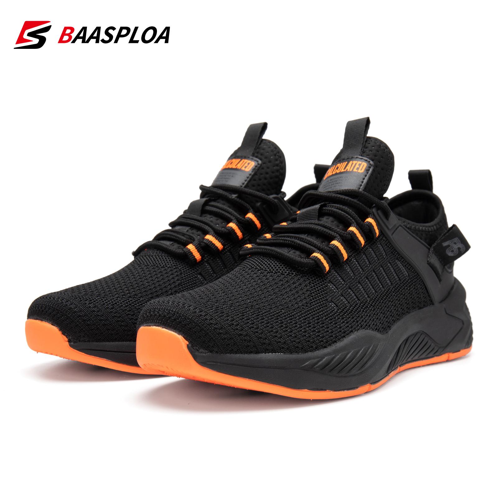 Baasploa мужские кроссовки легкие дышащие кроссовки износостойкие повседневные мужские — фото 15