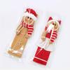 Christmas Fridge Handle Covers Kitchen Appliance Handle Covers Lively Decorations Knob Protector Gloves For Microwaves