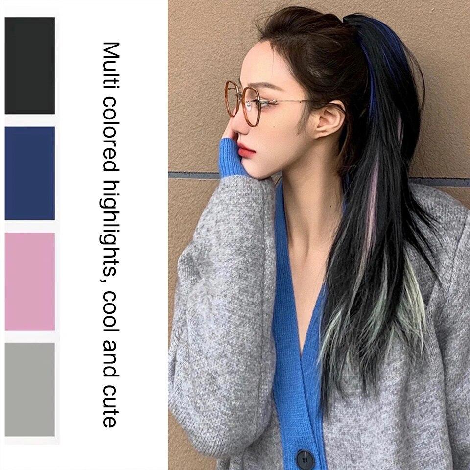 Synthetic Mini Claw Clip On Hair Extension Extension Hair For Women Color Pony Tail Hair Hairpiece Fake Hair