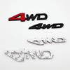 AAXH1 4WD Logo 3D Metal Sticker For Prius I20 I40 Tucson Compass Renegade Patriot Wrangler Car Wing Fender Rear Trunk Badge Emblem