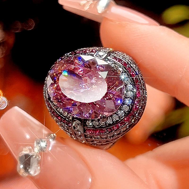 

Ювелирные изделия Медное основание Позолоченное Имитация цвета Сокровище Кольцо Сухая роза Главный камень 12 * 16