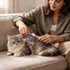 Dog And Cat Dematting Brush & Undercoat Rake, Professional Pet Dematting Comb With Wood Handle, Stainless Steel Deshedding Tool
