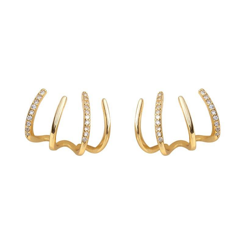 

Серьги геометрической формы Простые линии для женщин Серьги Simple Niche Design