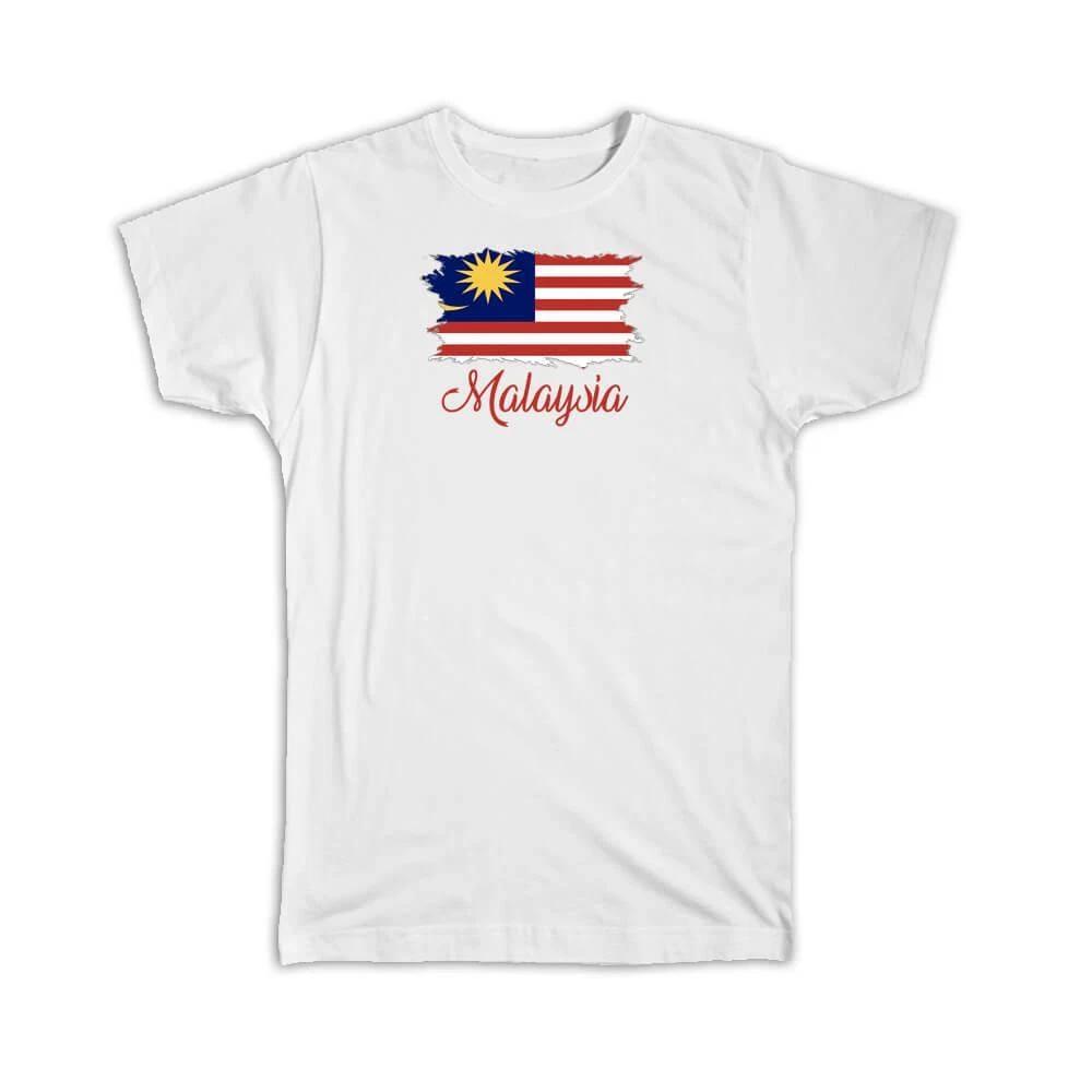 Gift T-Shirt : Malaysia Flag Malaysian Country Expat S