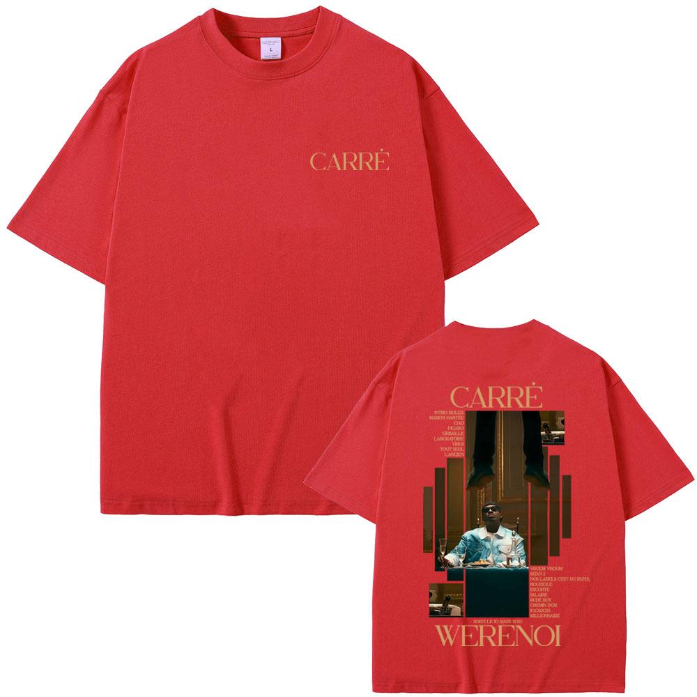 

Rapper WeRenoi Carré Album Graphic Tshirt Men Women Hip Hop Fashion Pop Music Short Sleeve Tshirts Male Casual Vintage T Shirt S