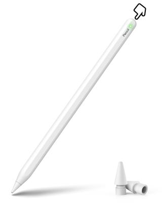 Stouchi Stylus Pen for iPad Pencil, Magnetic Rechargeable Touch Pen, Automatic Charging Stop After Full Charge, Tilt Sensing, Palm Rejection, Automati