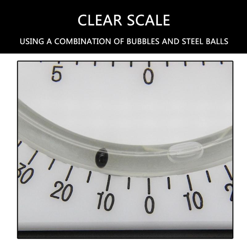 Inclinometer With Night Moding Essential Stability Tool Fit for Navigators & Hobbyists Ship Maintenance Accurate Reading