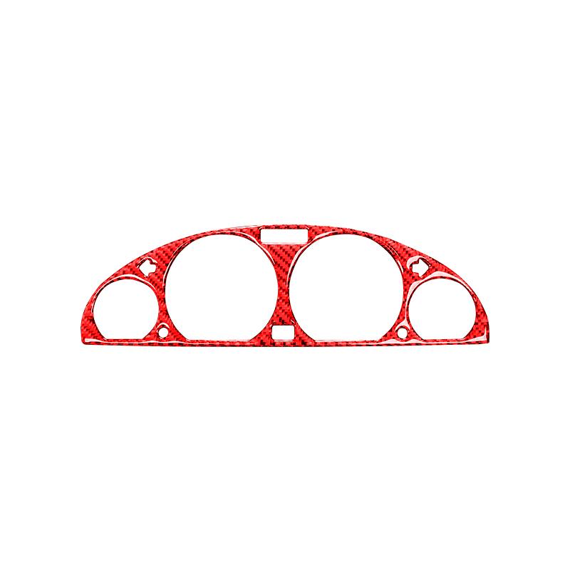 For BMW 3 Series E46 M3 1999-2004 Accessories Carbon Fiber Interior Car Speedometer Surround Decor Frame Trim Cover Stickers