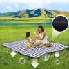 Mat Beach Blanket Picnic Insulation 200x200 Large Waterproof Foldable Strips