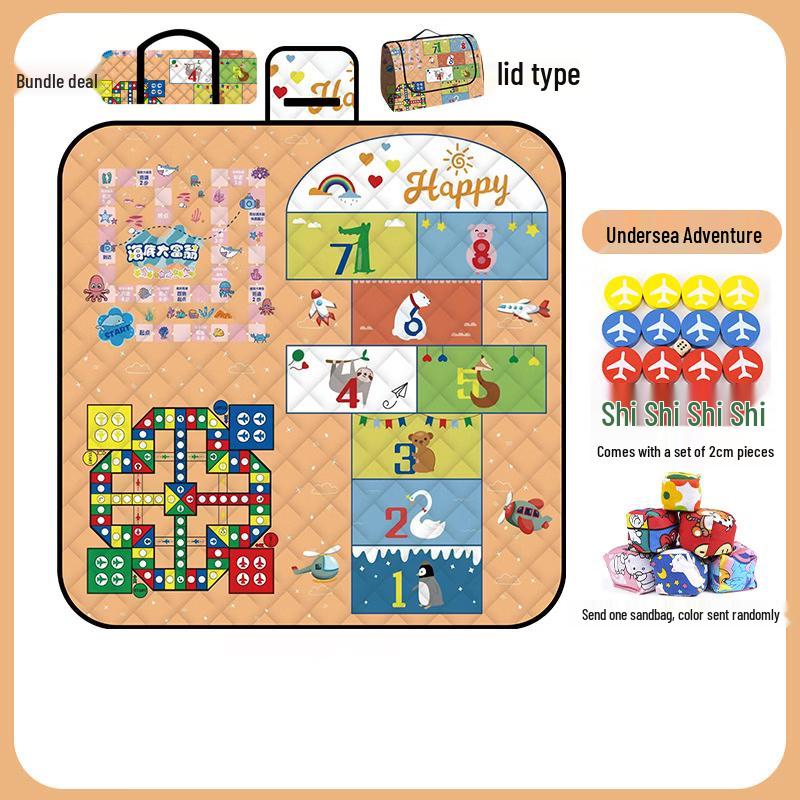 Flying Chess Game Picnic Mat