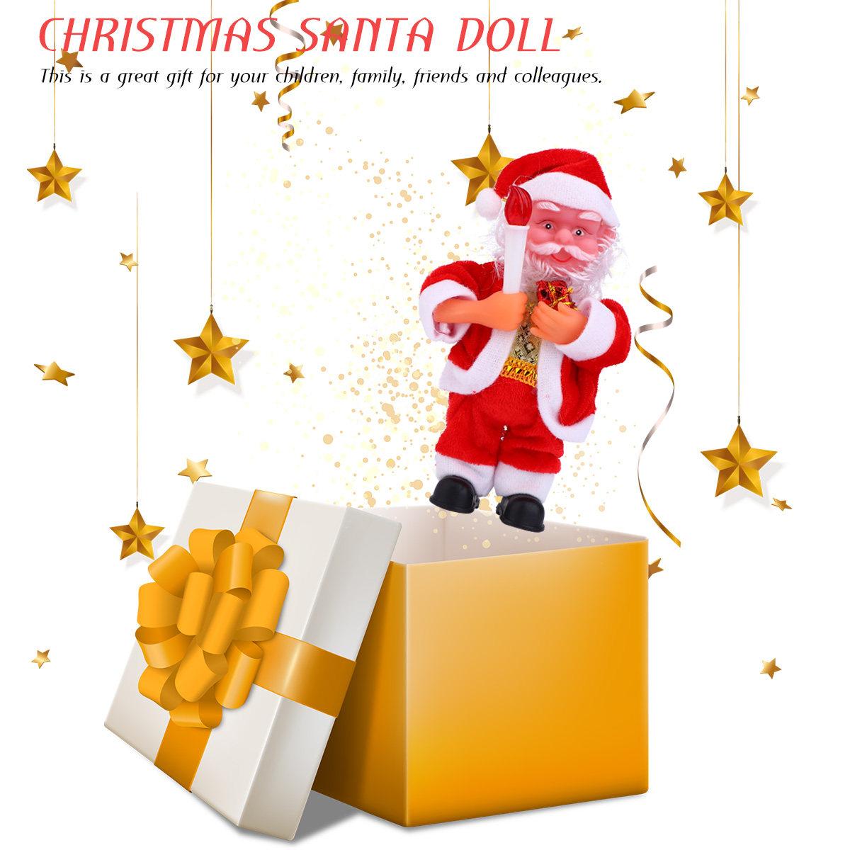 Luminous Standing Santa Claus Christmas Decor for Home Office Living Room Kids Room Holiday Party Decoration Christmas Santa other