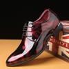 New Four Seasons Men's Pointed British Men's Dress Single Shoes Creative Trend Large Size Business Men's Shoes Foreign Trade Shoes